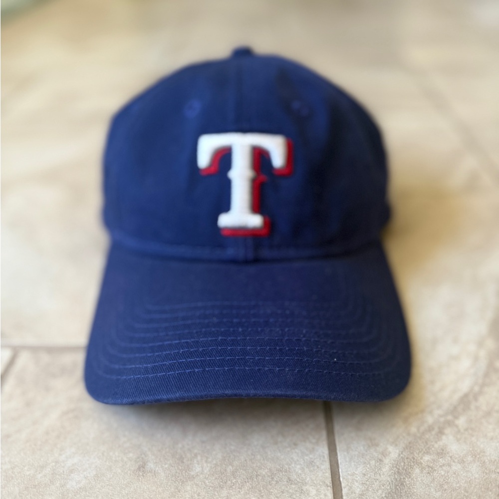 Blue Texans Baseball Cap with Logo